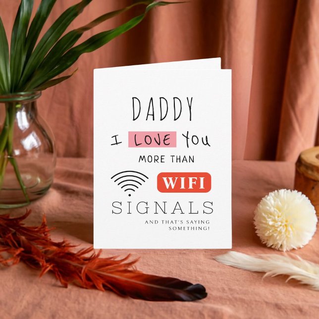 Fars dag-WIFI-gåva till Pappa Kort (Skapare uppladdad)