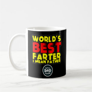 Fars dag World's Best Farter I Elak Far Kaffemugg