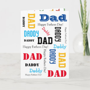 Fars dag World's Best Pappa Anpassningsbar Text Ca Kort