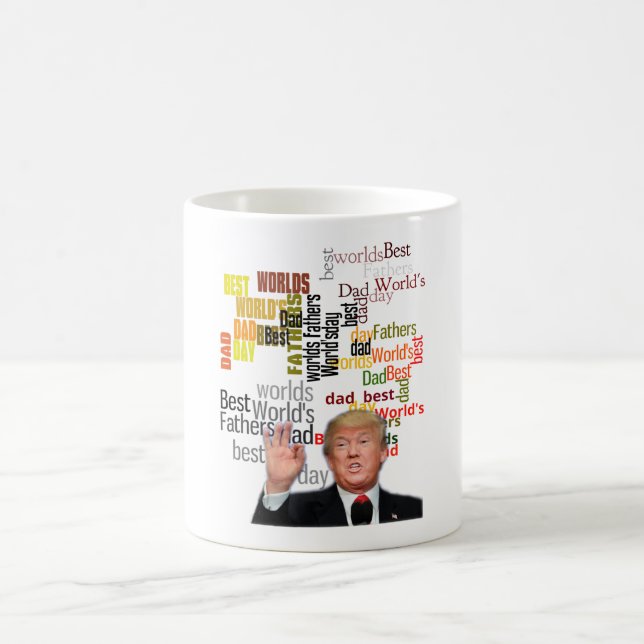 Fars dag, Worlds Best Pappa President Trump Kaffemugg (Center)