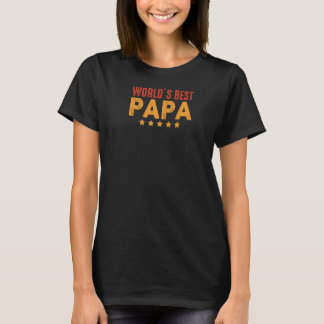Fars dag Worlds Best Pappa T Shirt