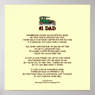 Fars dagdikt från fru poster