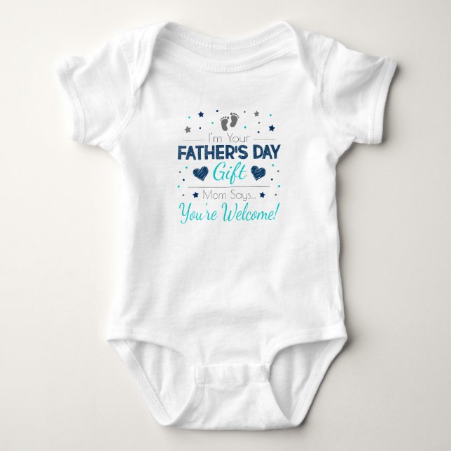 Fars daggåva - babyBodysuit T Shirt (Framsida)