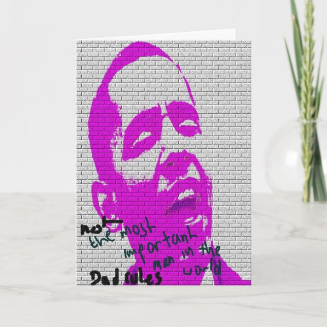 Fars daggrafitti kort (Framsida)