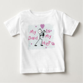 Fars daghjältepappa tee shirt