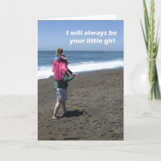 Fars dagkort från dotter kort