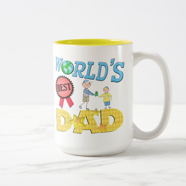 Fars dagmugg Två-Tonad mugg (Höger)
