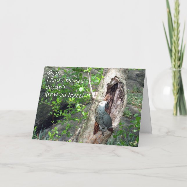 Fars dagpengarträd kort (Framsida)