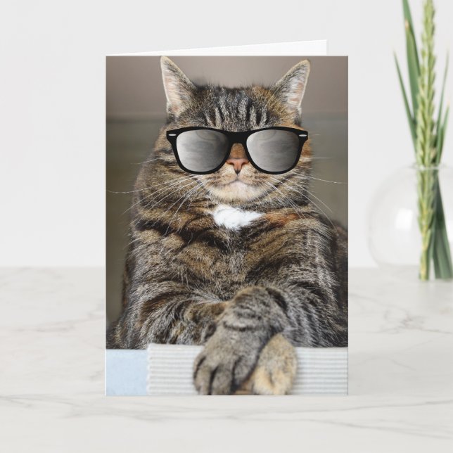 FARS DAGS KATT GRATTULERINGSKORT KORT (Framsida)
