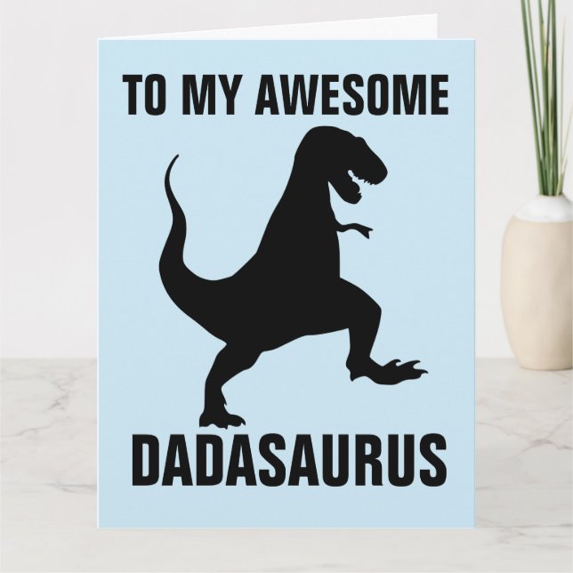 FARS DAGS ROliga DINOSAURIE STORT KORT (Framsida)