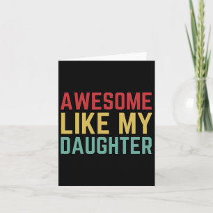 Fars dagscade från dotter fru Awesome Like M Kort