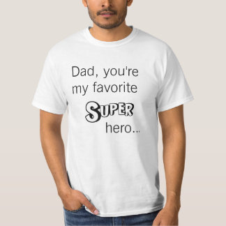 Fars dagSuperheroskjorta Tee