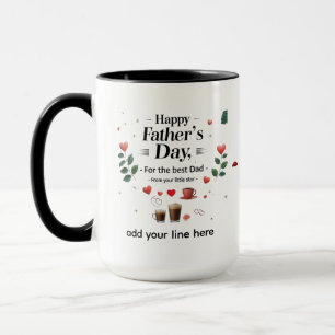 Far's Day Gift for the Best Pappa - Heart Mugg