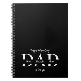 Far's Day Photo Notebook - Anpassningsbar Kids' Na Anteckningsbok
