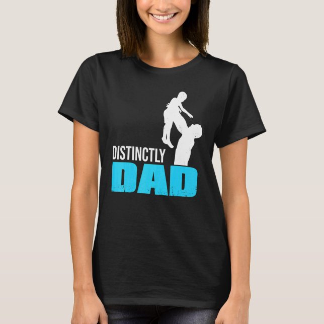 Far's Day Proud Family Distincont Pappa T Shirt (Framsida)