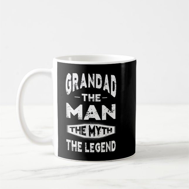 Farsan, mannen myten, den förklarande farfar, gift kaffemugg (Vänster)