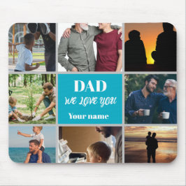 Farsdagspresent till pappa | Anpassad foto & namn Musmatta