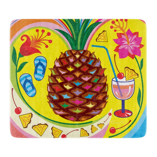 Färsk Ananas Sommar Nyanser (Framsidan)