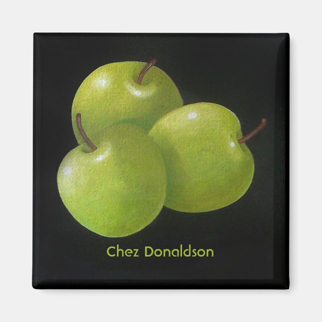 Färsk äpple magnet (Framsidan)