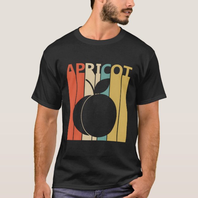 Färsk Aprikosfrukt T Shirt (Framsida)