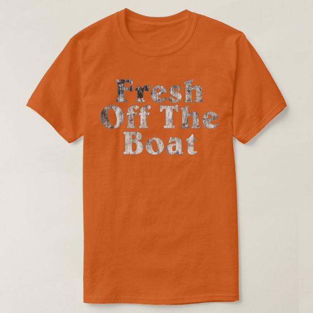 Färsk av båten 2 t shirt (Design framsida)