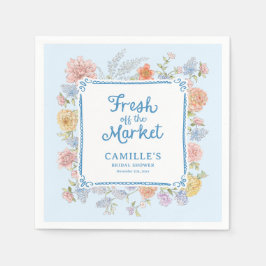 Färsk av den blå Möhippan på marknaden Pappersservett