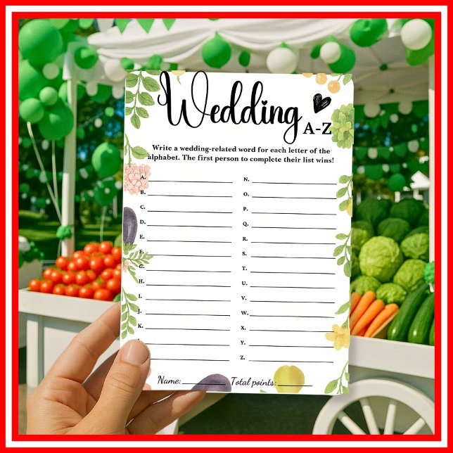 Färsk av marknadsspelet Bröllop A-Z Möhippa (Skapare uppladdad)