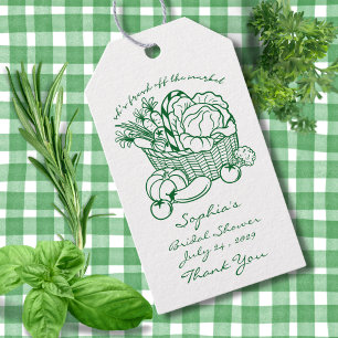 Färsk av Möhippan på marknaden gynnar Märkrn Presentetikett