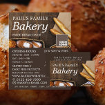 Färsk baguette, Rustic Bakers, bakeributiksannonse Flygblad<br><div class="desc">Färsk Baguette,  Rustic Bakers,  Reklam Flyers från bakeributiken via Affärskortet Store.</div>