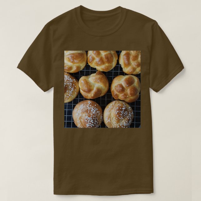 Färsk bakad Brioche från ugn T Shirt (Design framsida)