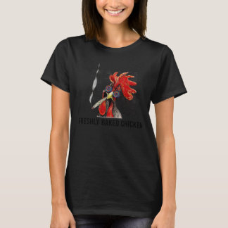 Färsk bakad kyckling t shirt
