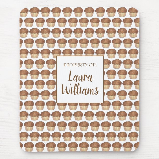 Färsk bakad Streusel Crumb Muffin Bake Sale Foodie Musmatta (Framsidan)