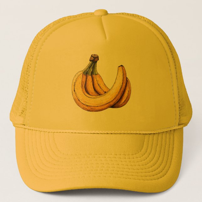 Färsk bananillustration keps (Framsida)