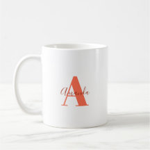 Färsk Bright Mugg med Monogram inspirationerande t