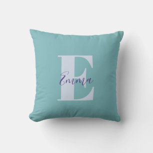 Färsk Bright Mugg med Monogram inspirationerande t Kudde