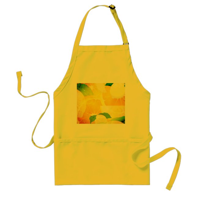 Färsk citron Apron Förkläde (Framsidan)