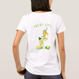 Färsk Citron Juice Coola Drink Lemonade T-Shirt