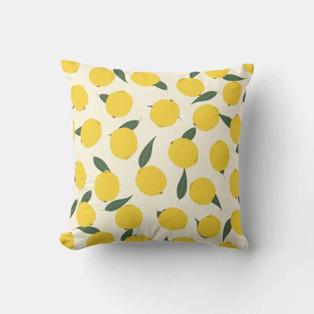 Färsk citron kudde (Framsida)