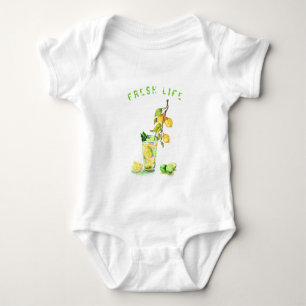 Färsk citrondryck Baby-bokostym - Anpassningsbar T Shirt