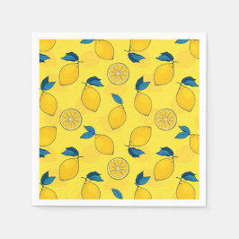 Färsk Citrus Citron  Pappersservett