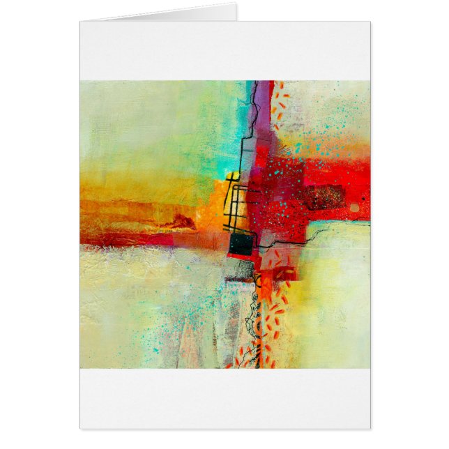 Färsk färg hälsningskort (Framsidan)