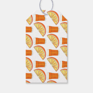 Färsk färsk sorterad EUT-Orange Citrus Fruit Slice Presentetikett