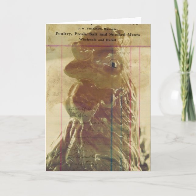 Färsk fjäderfä kort (Framsida)