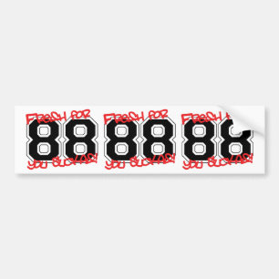 Färsk för "88 bildekal