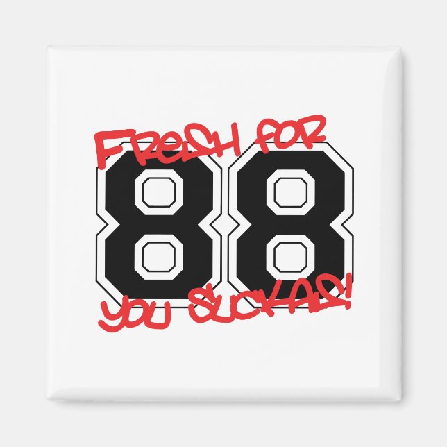 Färsk för "88 magnet (Framsidan)