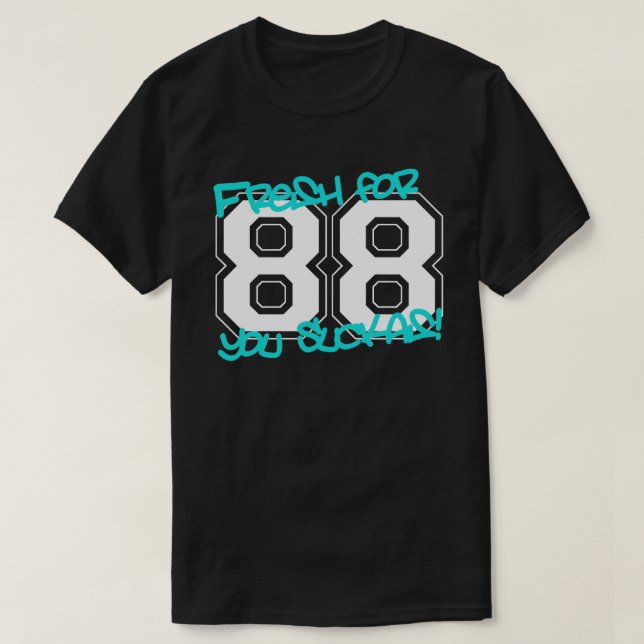 Färsk för -88 t-shirt (Design framsida)