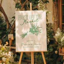 Färsk från marknaden gröna bröllopsfesten