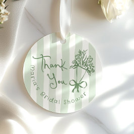 Färsk från marknaden Whimsical grön handritad Gåvor Etiketter