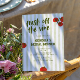 Färsk från Möhippan Tomato Hand plockade Inbjudningar