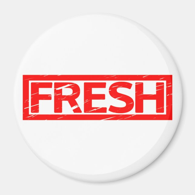 Färsk Frimärke Magnet (Framsidan)